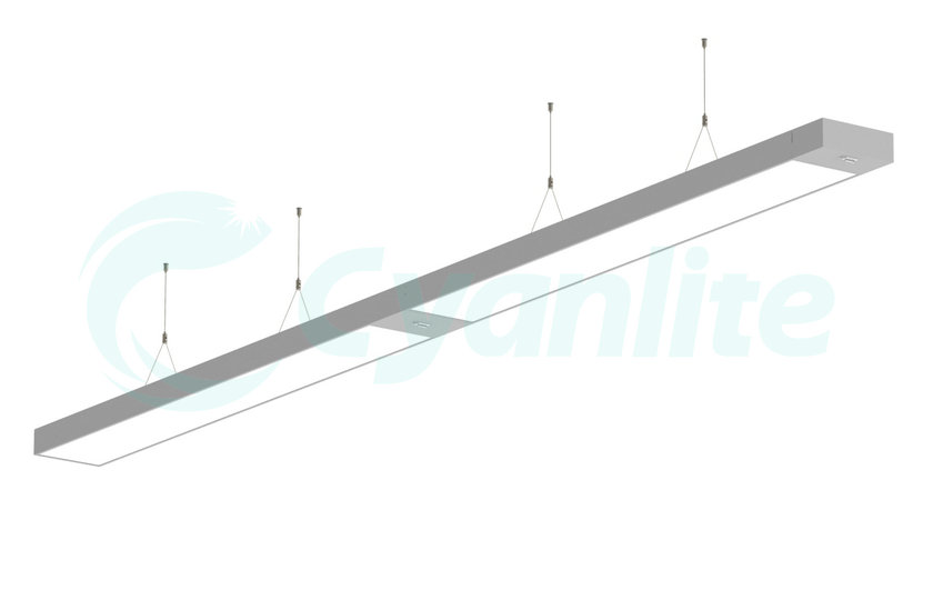 Cyanlite PENDA LED suspended linear light linkable